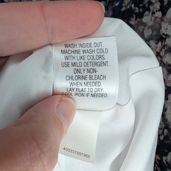 Simply Vera Vera Wang Sz M Floral Sleeveless Dress - Picture 7 of 7